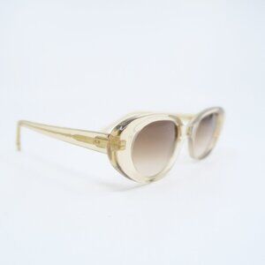 Nathalie Blanc JUSTINE Champagne Brown Lenses, Oval, New Women's Sunglasses.